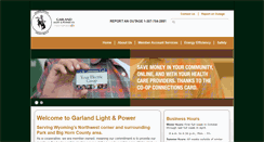 Desktop Screenshot of garlandpower.org