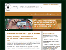 Tablet Screenshot of garlandpower.org